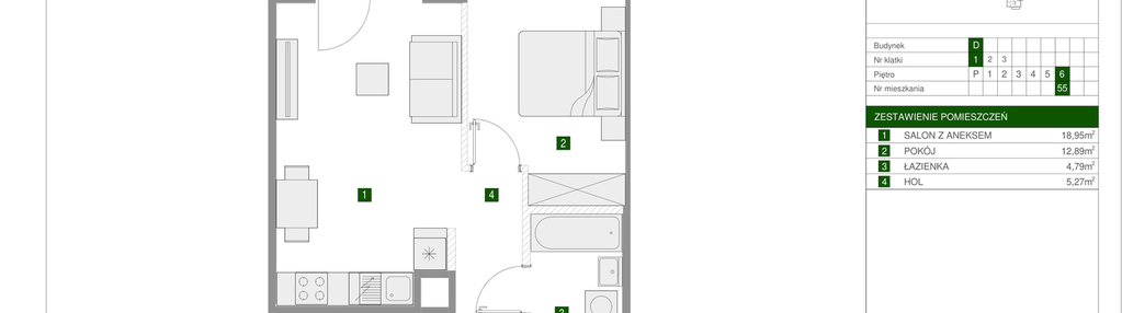 Mieszkanie w inwestycji: Osiedle Urbino etap 1.4