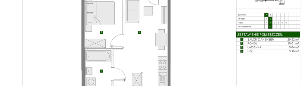 Mieszkanie w inwestycji: Osiedle Urbino etap 4.1