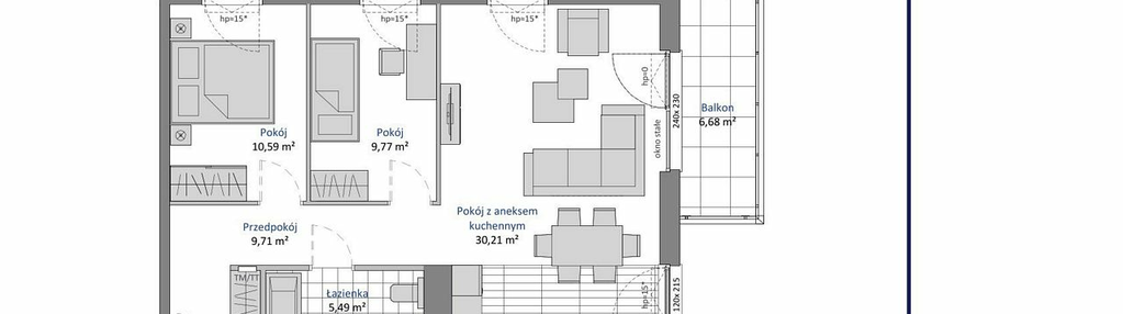 Mieszkanie w inwestycji: Nowa Dąbrowa bud. DE