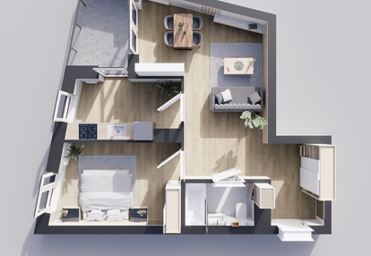 Mieszkanie w inwestycji: Odrzańskie Bulvary