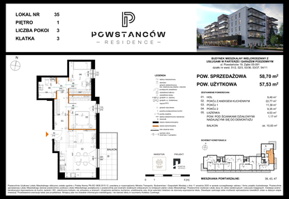 Mieszkanie w inwestycji: Powstańców Residence