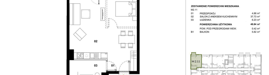 Mieszkanie w inwestycji: Kozielska Park