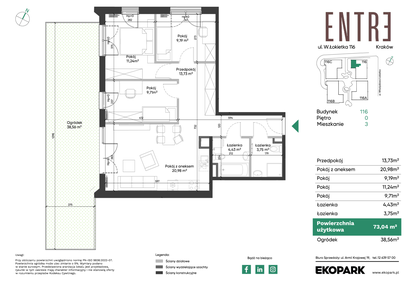 Mieszkanie w inwestycji: Entre