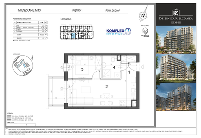 Mieszkanie w inwestycji: Dzielnica Kielczanka etap III