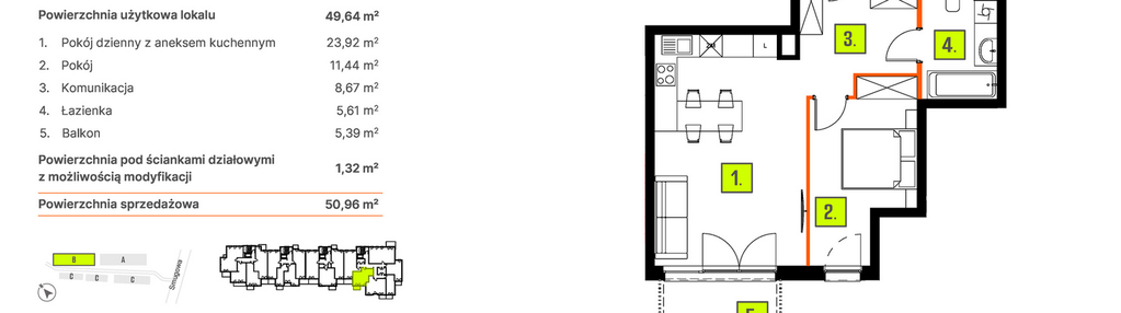 Mieszkanie w inwestycji: Osiedle BLASK - Etap I