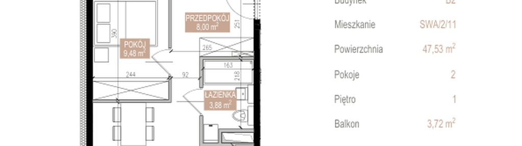 Mieszkanie w inwestycji: Apartamenty Świeradowska