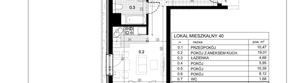 Mieszkanie w inwestycji: Centralna 51C