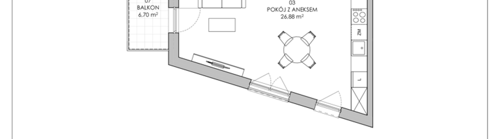 Mieszkanie w inwestycji: Skwer Harmonia II