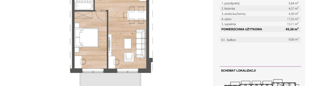 Mieszkanie w inwestycji: Wyspa Solna Etap III, budynek B