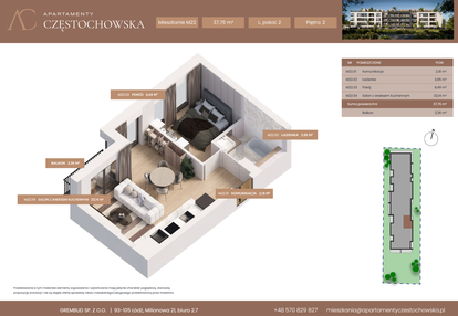 Mieszkanie w inwestycji: Apartamenty Częstochowska