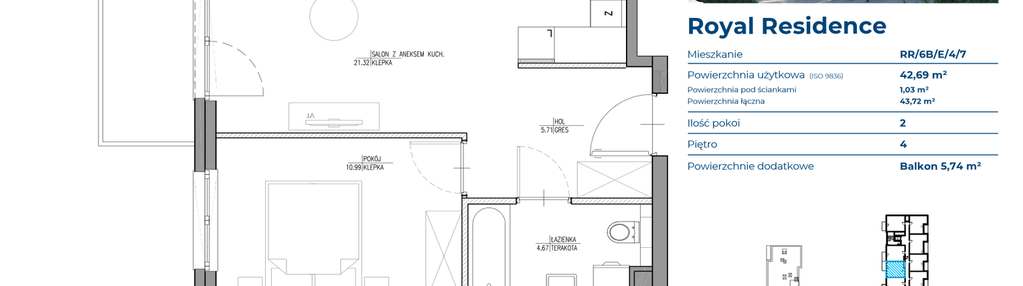 Mieszkanie w inwestycji: Royal Residence 6B