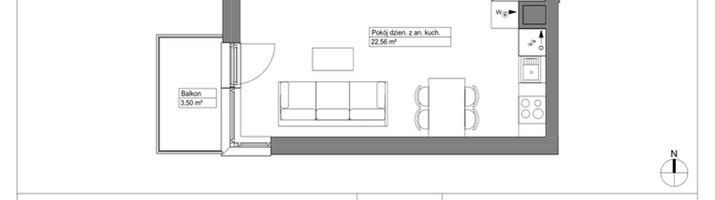 Mieszkanie w inwestycji: Apartamenty Krakowska etap VIII