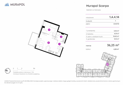 Mieszkanie w inwestycji: Murapol Scarpa
