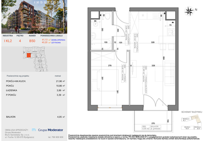 Mieszkanie w inwestycji: Industria etap I-B