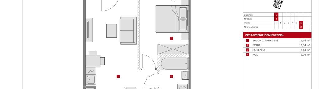 Mieszkanie w inwestycji: Osiedle Przy Ryżowej etap II