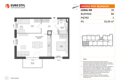 Mieszkanie w inwestycji: Osiedle Przy Błoniach 3 etap IV