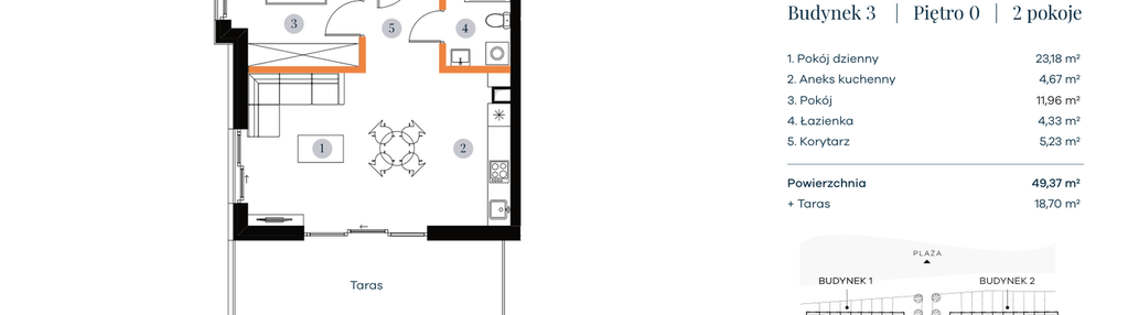 Mieszkanie w inwestycji: Apartamenty Marina Rogowo