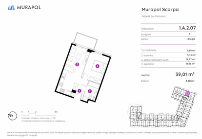 Mieszkanie w inwestycji: Murapol Scarpa