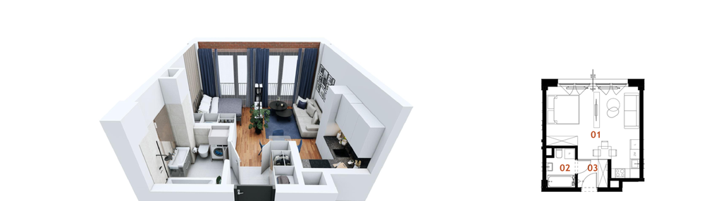 Mieszkanie w inwestycji: Nowa Guzikarnia