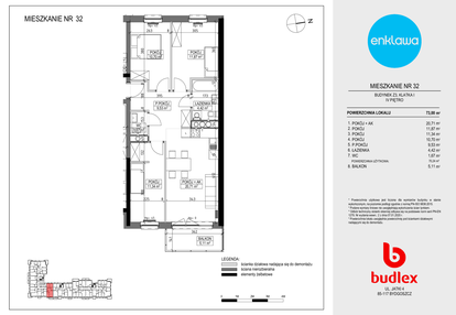 Mieszkanie w inwestycji: Enklawa Apartamenty Z3