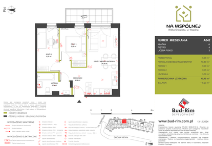 Mieszkanie w inwestycji: Na Wspólnej