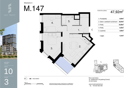 Mieszkanie w inwestycji: Sky Trust etap II