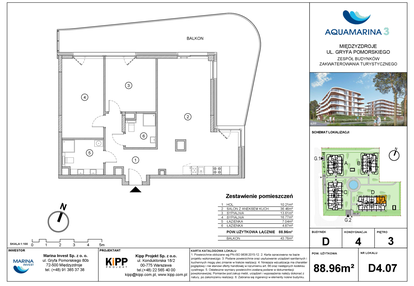 Mieszkanie w inwestycji: Aquamarina 3