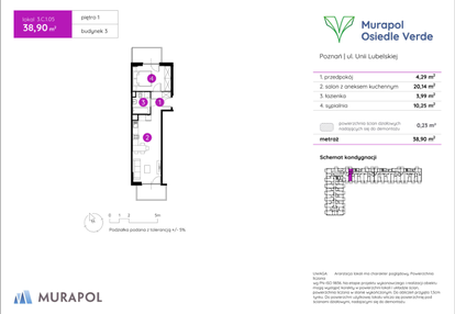 Mieszkanie w inwestycji: Murapol Osiedle Verde bud. 3