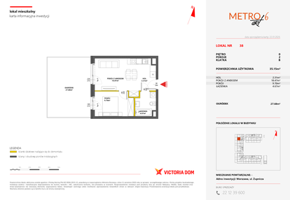 Mieszkanie w inwestycji: Metro Art 6