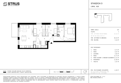 Mieszkanie w inwestycji: Staszica 3