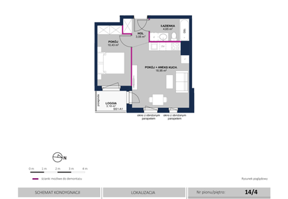 Mieszkanie w inwestycji: Moja Północna Etap III