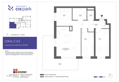 Mieszkanie w inwestycji: CIS Park