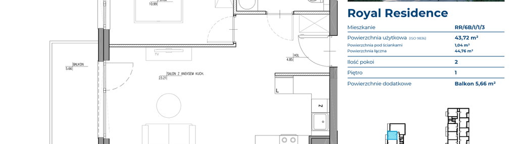 Mieszkanie w inwestycji: Royal Residence 6B