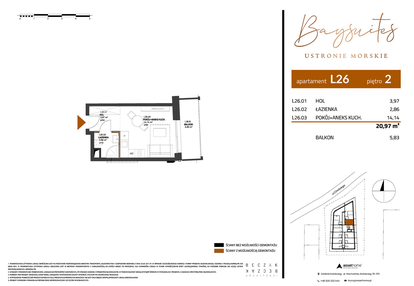 Mieszkanie w inwestycji: Baysuites