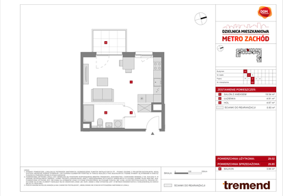Mieszkanie w inwestycji: Dzielnica Mieszkaniowa Metro Zachód - etap 8