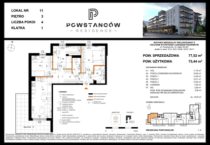 Mieszkanie w inwestycji: Powstańców Residence