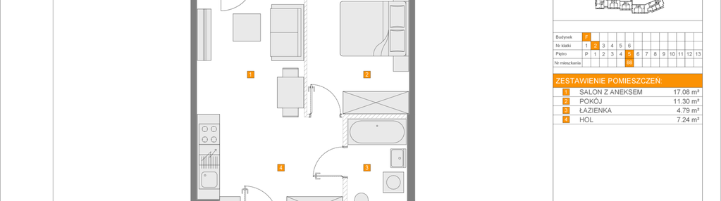 Mieszkanie w inwestycji: Apartamenty Literacka etap 2.3