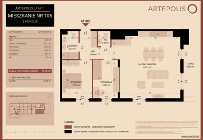 Mieszkanie w inwestycji: Artepolis