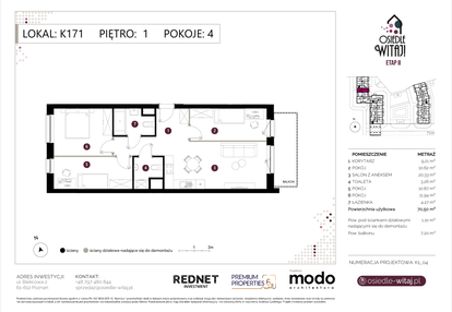 Mieszkanie w inwestycji: Osiedle Witaj etap II