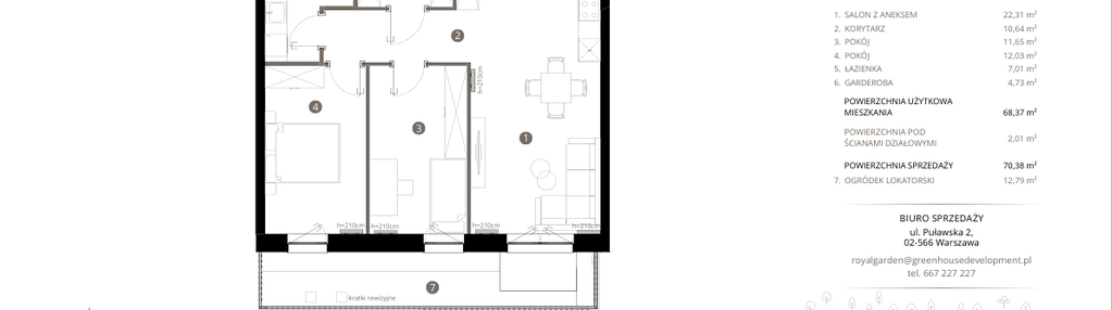 Mieszkanie w inwestycji: Royal Garden Wilanów