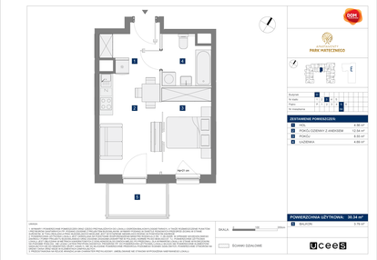 Mieszkanie w inwestycji: Apartamenty Park Matecznego Etap 1