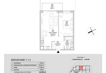 Mieszkanie w inwestycji: Osiedle Przyjemne IV