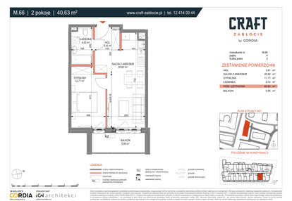 Mieszkanie w inwestycji: Craft Zabłocie