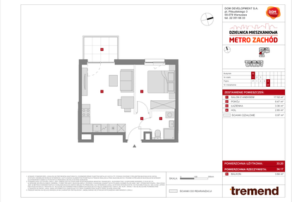Mieszkanie w inwestycji: Dzielnica Mieszkaniowa Metro Zachód - etap 8.2
