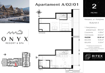 Mieszkanie w inwestycji: Onyx Resort & Spa