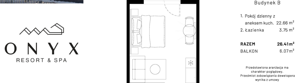 Mieszkanie w inwestycji: Onyx Resort & Spa