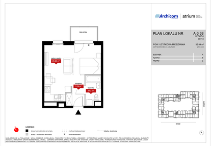 Mieszkanie w inwestycji: Atrium - Nowy Szczepin