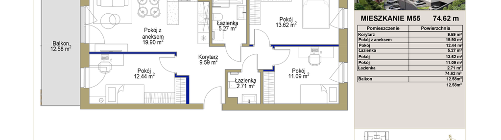 Mieszkanie w inwestycji: Barbary 19