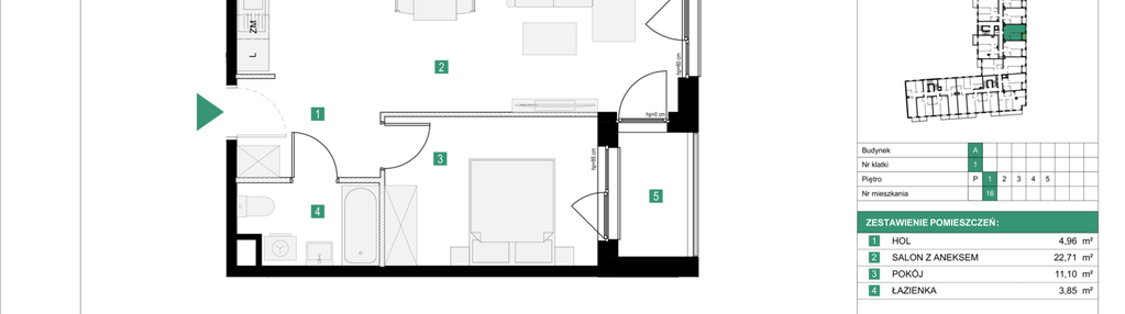 Mieszkanie w inwestycji: Osiedle Międzyleska - etap III