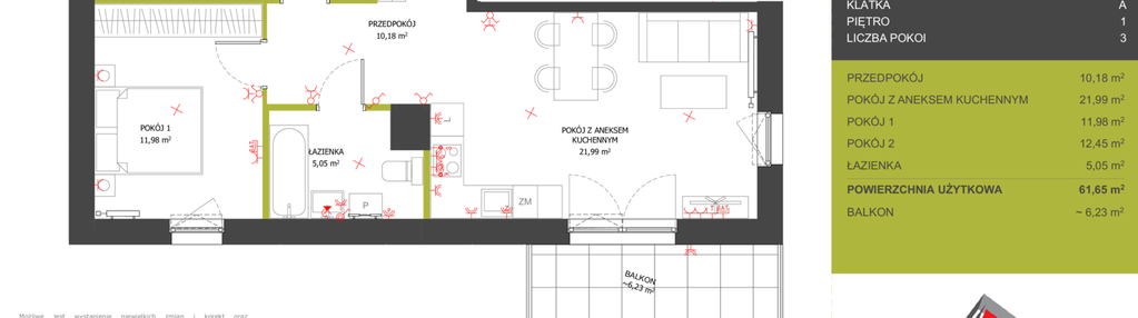 Mieszkanie w inwestycji: Na Wspólnej